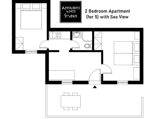 Apartament Aphrodite White Líndos