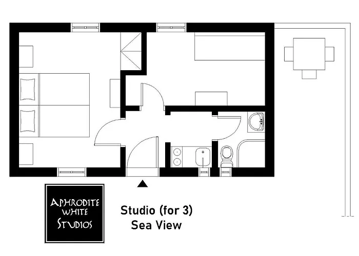 Aphrodite White Apartament Líndos