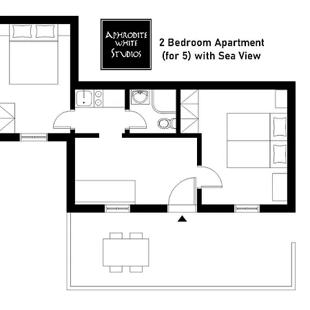 Apartamento Aphrodite White Líndos